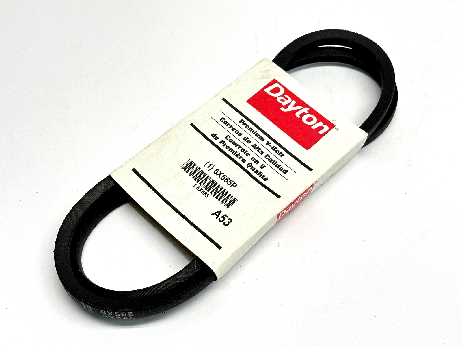 Dayton 6X565P A53 Premium V-Belt Outside Length 55" - New - Maverick Industrial Sales