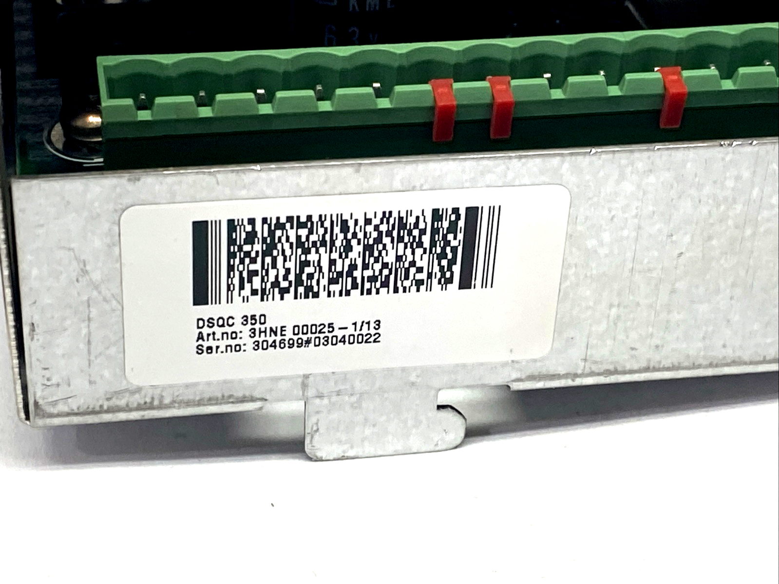 3HNE00025U1, 3HNE00025-1, DSQC 350 | ABB 3HNE00025-1/13 DSQC 350 I/O Remote Module 3HNE00025U1 - For parts or not working - Maverick Industrial Sales