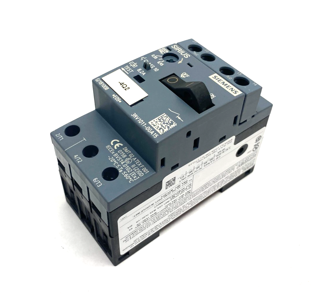 Siemens 3RV1011-0GA15 Sirius Motor Protection Circuit Breaker Class 10 - Maverick Industrial Sales