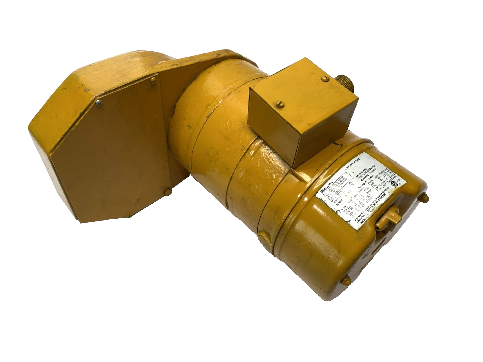 2799-PH Motor 3/4 HP 230/460V 1670/1390RPM w/ Stearns 105602101001 Brake Rev. B - For parts or not working - Maverick Industrial Sales