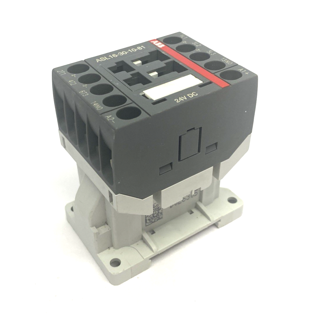 ABB ASL16-30-10-81 3-Phase Contactor 3-Pole 1SBL123001R8110 CRACKED BOTTOM - Maverick Industrial Sales