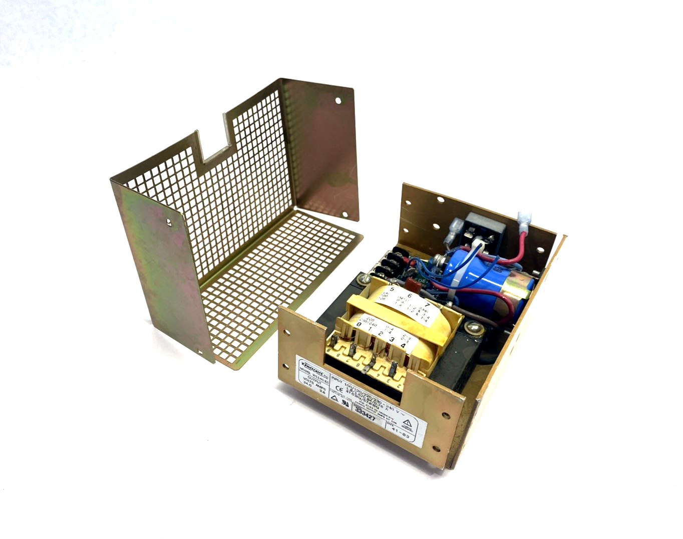 Deltron W114C-EC Power Supply 100/120VAC 100-240VAC 24V 3.6A - For parts or not working - Maverick Industrial Sales