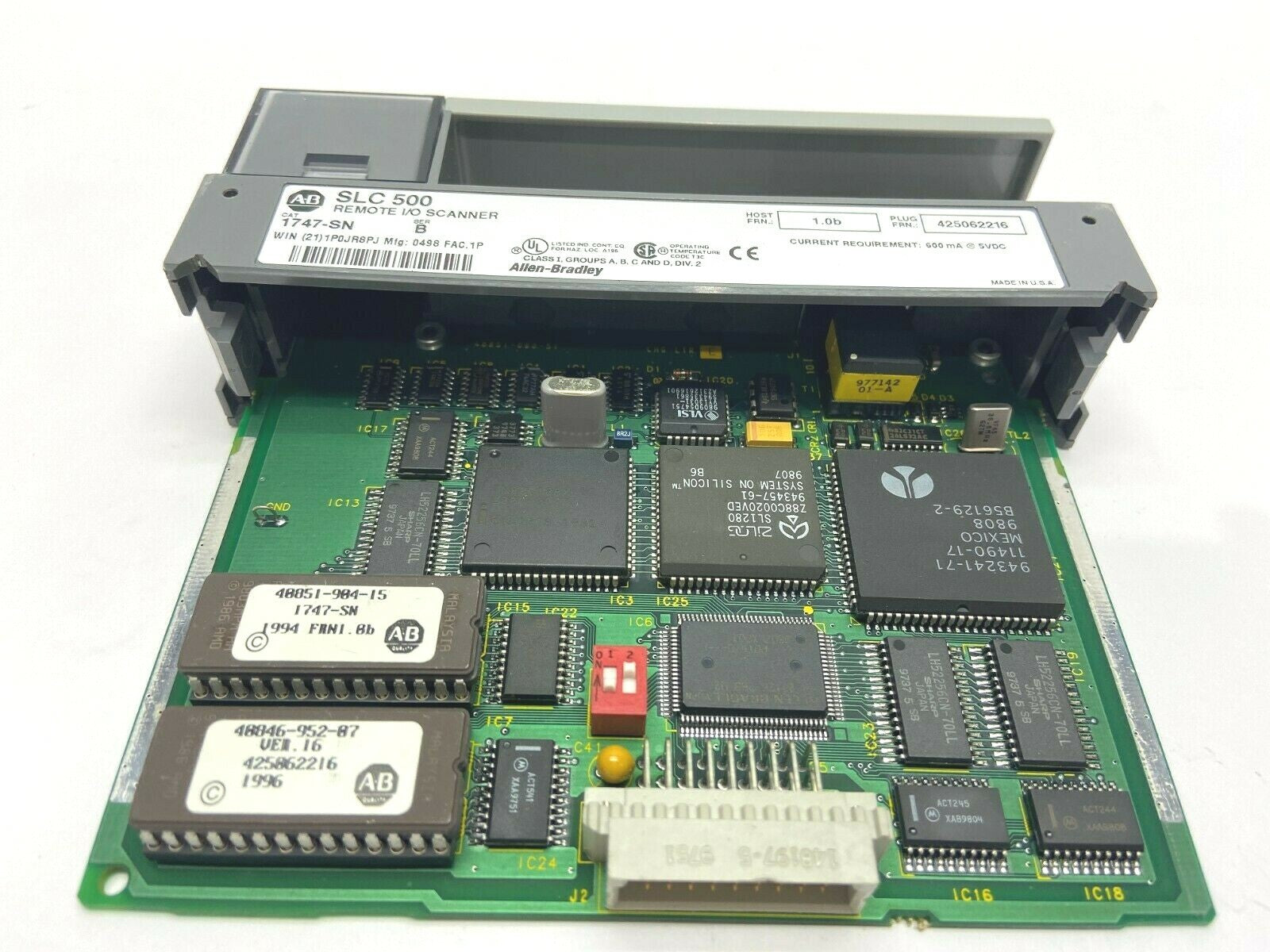 1747-SN | Allen Bradley Ser B SLC 500 Remote I/O Scanner- Used - Maverick Industrial Sales