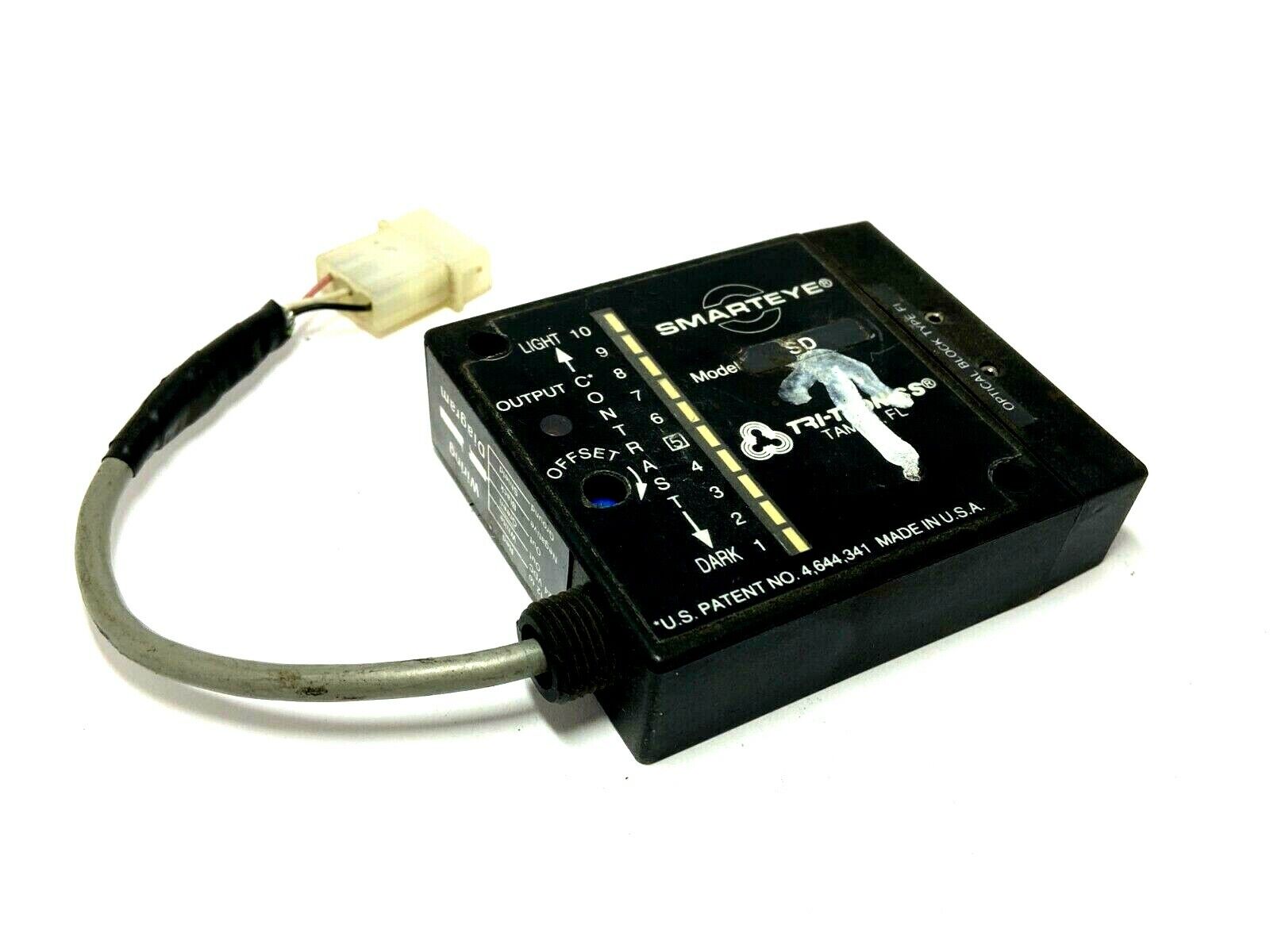 Tri-Tronics SDF1 Smarteye Glass Fiberoptic Amplifier, Infrared LED, NPN - Maverick Industrial Sales