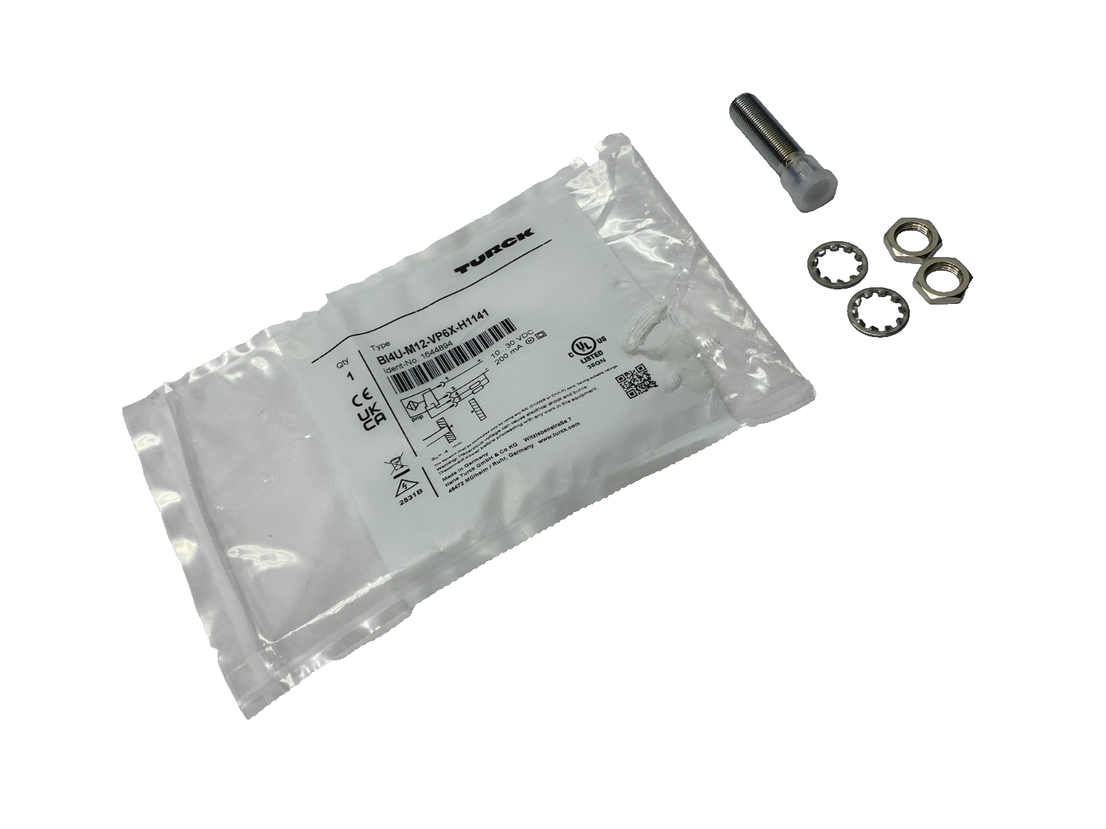 Turck BI4U-M12-VP6X-H1141 Inductive Proximity Sensor M12 10-30VDC 1644894 - Maverick Industrial Sales