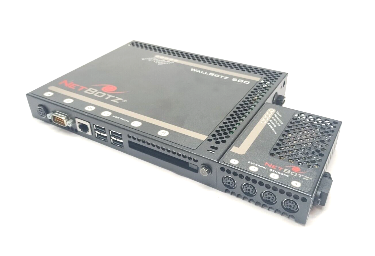 Model 500, WallBotz Model 500, 500 | NetBotz Model 500 WallBotz Performance Security & Environmental System Monitor - Used - Maverick Industrial Sales