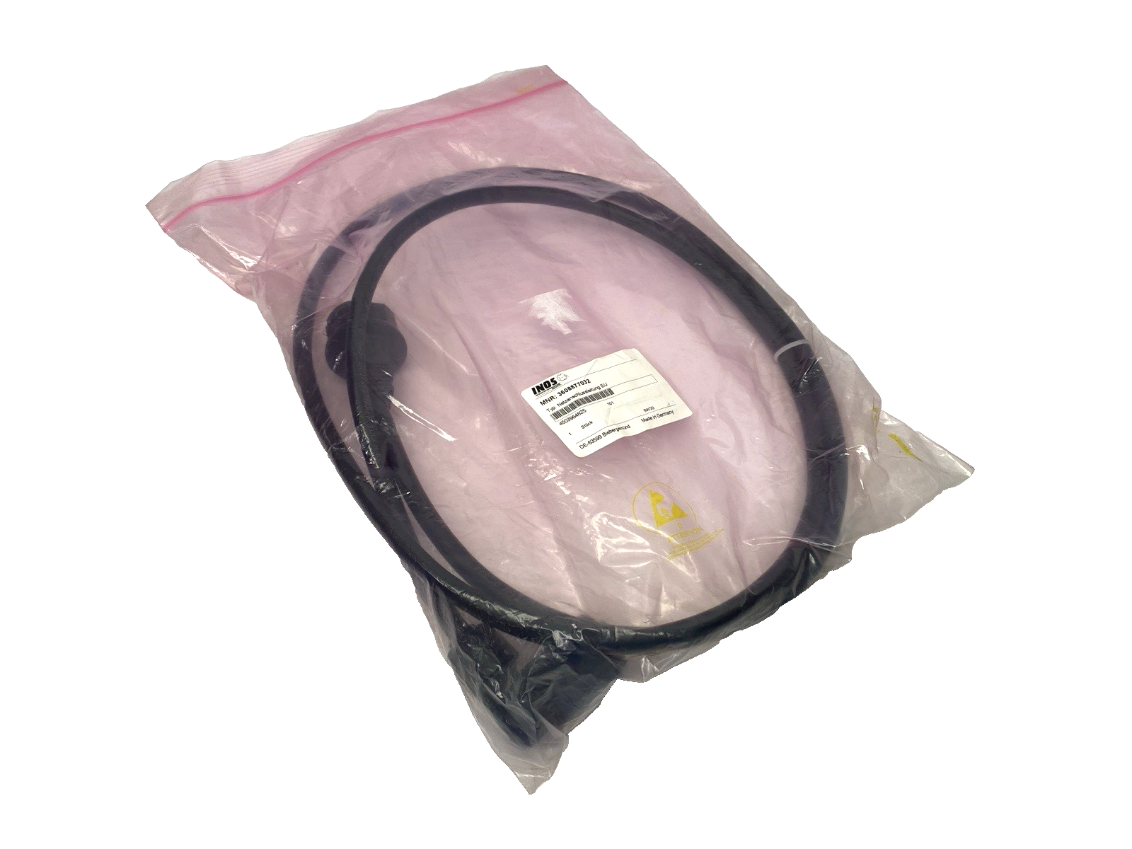 3608877032 | INOS Power Cord EU Male Plug to 4-Pin Female Amphenol - New - Maverick Industrial Sales
