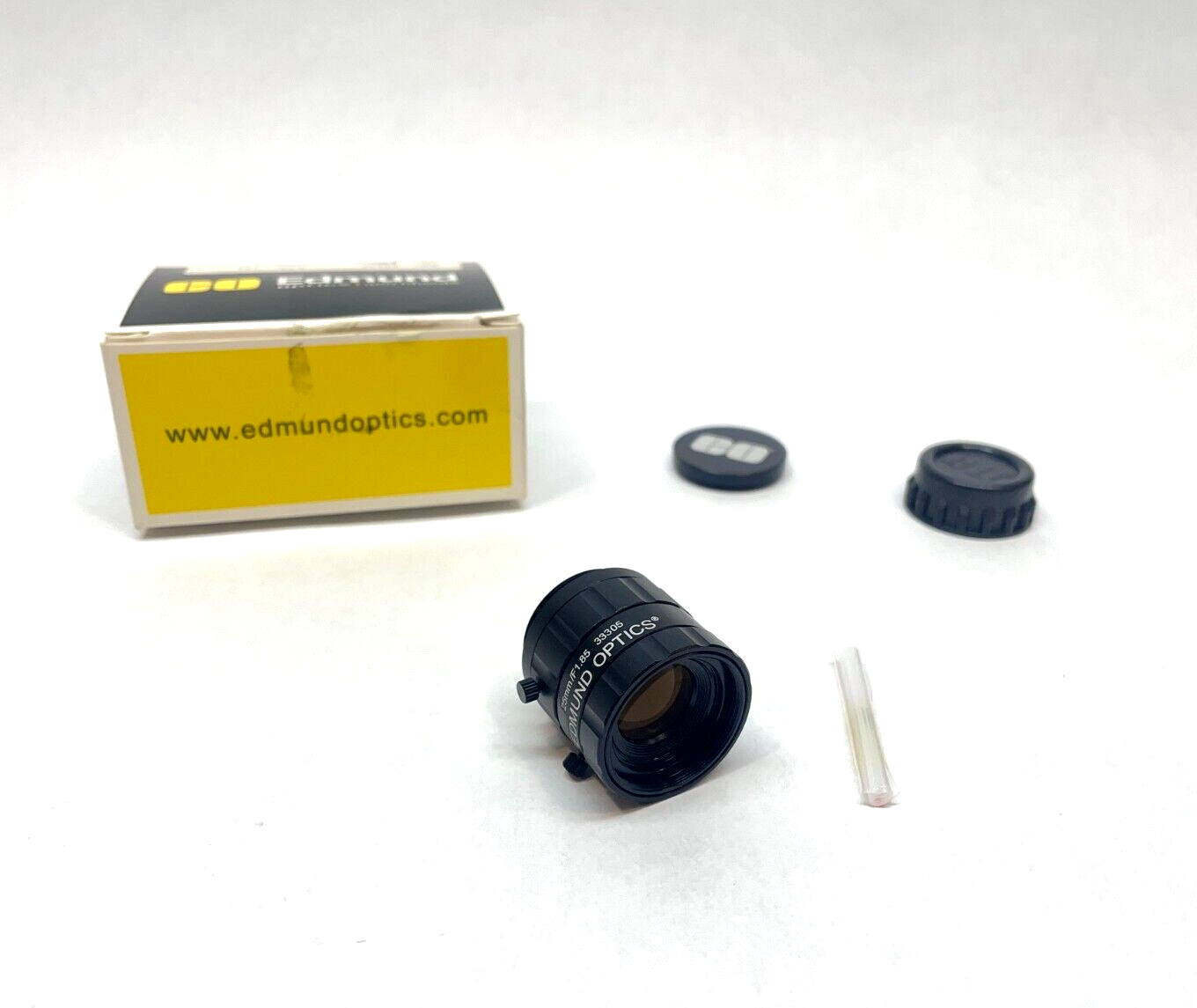Edmund Optics 33305 Camera Lens, Techspec UC Series, 25mm/F1.85 - New - Maverick Industrial Sales
