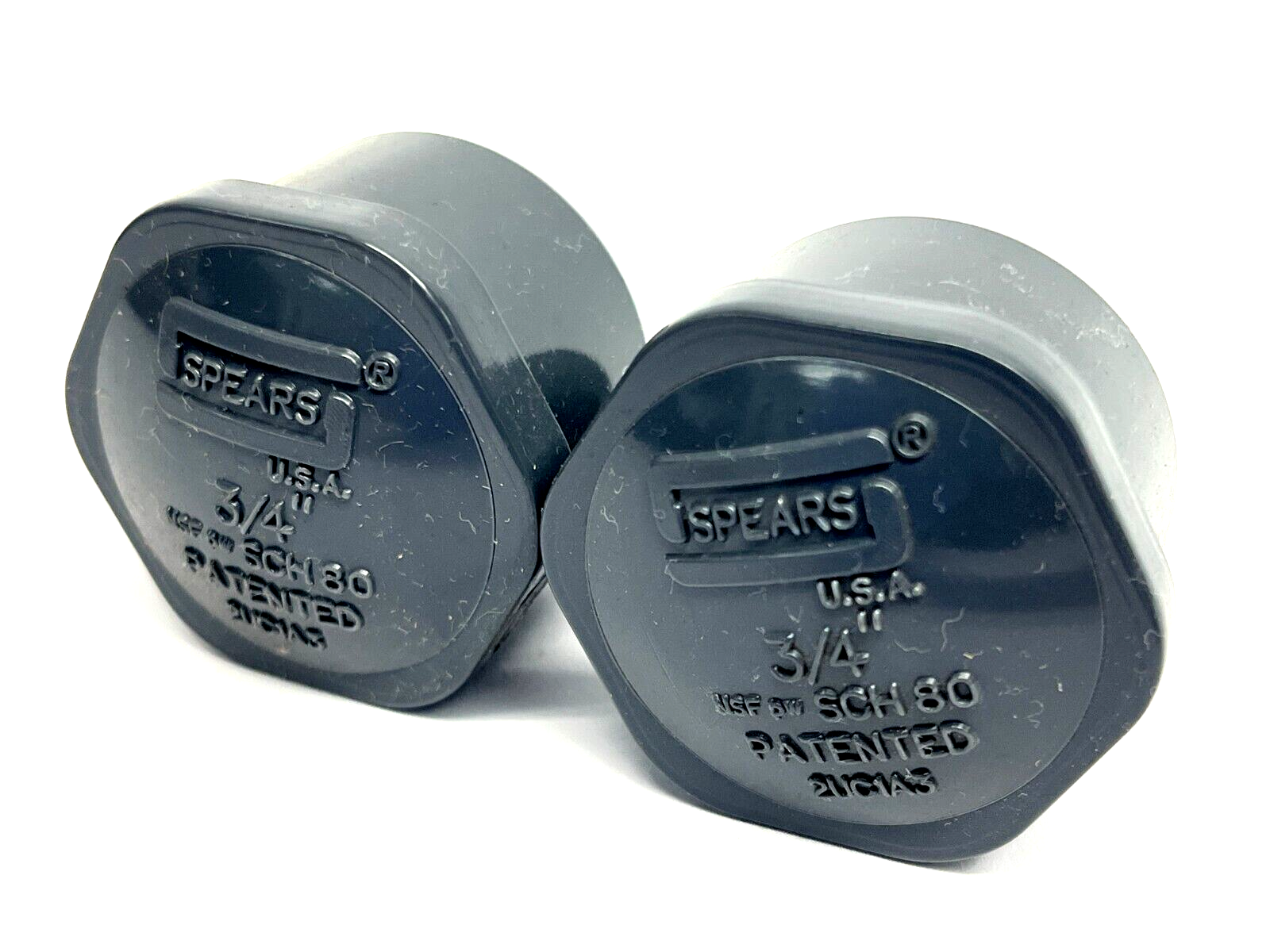 Spears 848-007 Threaded Female Cap Fitting 3/4" SCH 80 2UC1A3 LOT OF 2 - New – Open box - Maverick Industrial Sales