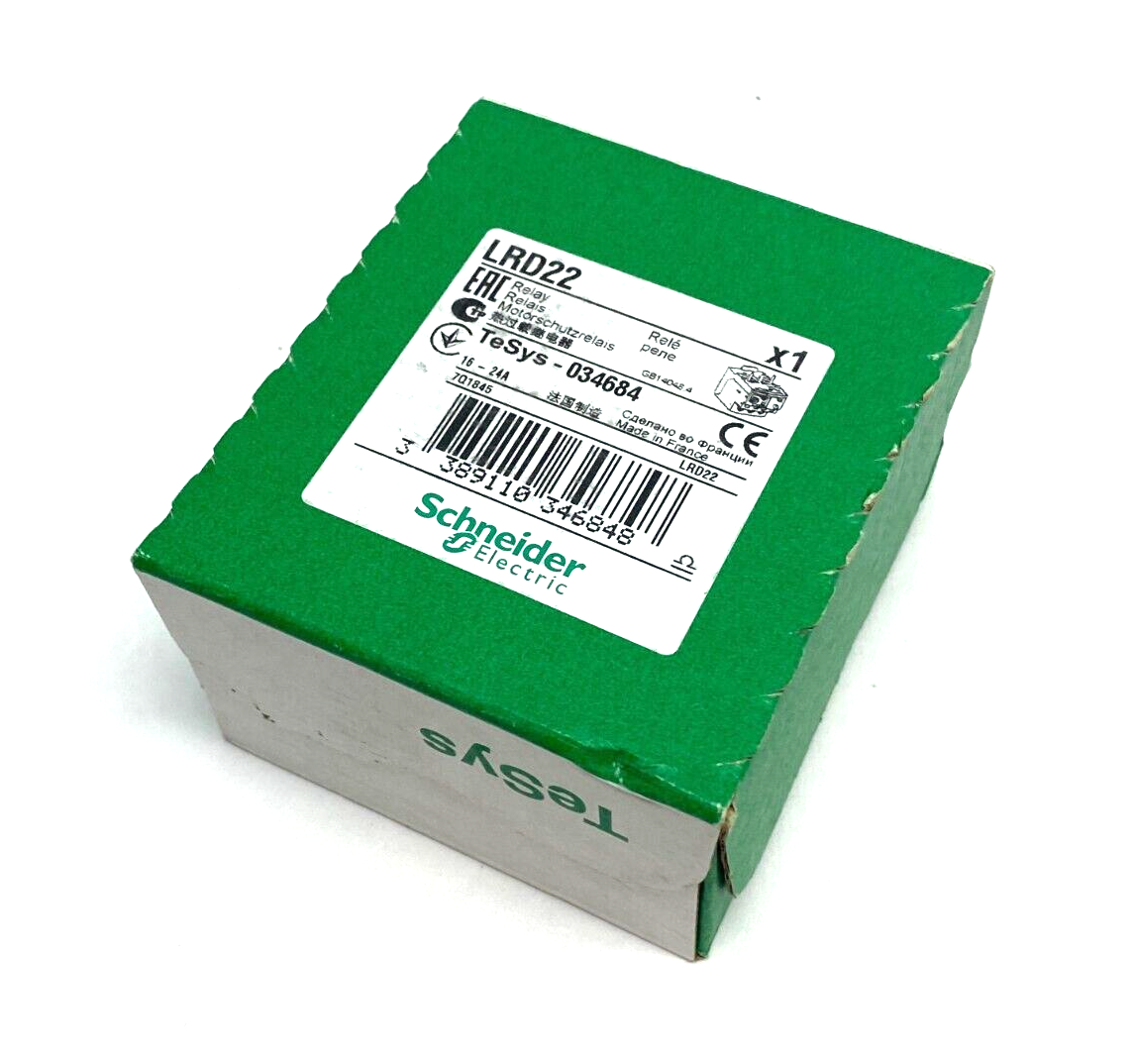 LRD22 | Schneider Electric Thermal Overload Relay TeSys-034684 Beige Model- New - Maverick Industrial Sales