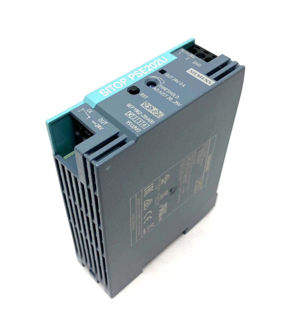 Siemens 6EP1962-2BA00 SITOP PSE202U Redundancy Module 24VDC MISSING TERMINAL - Maverick Industrial Sales