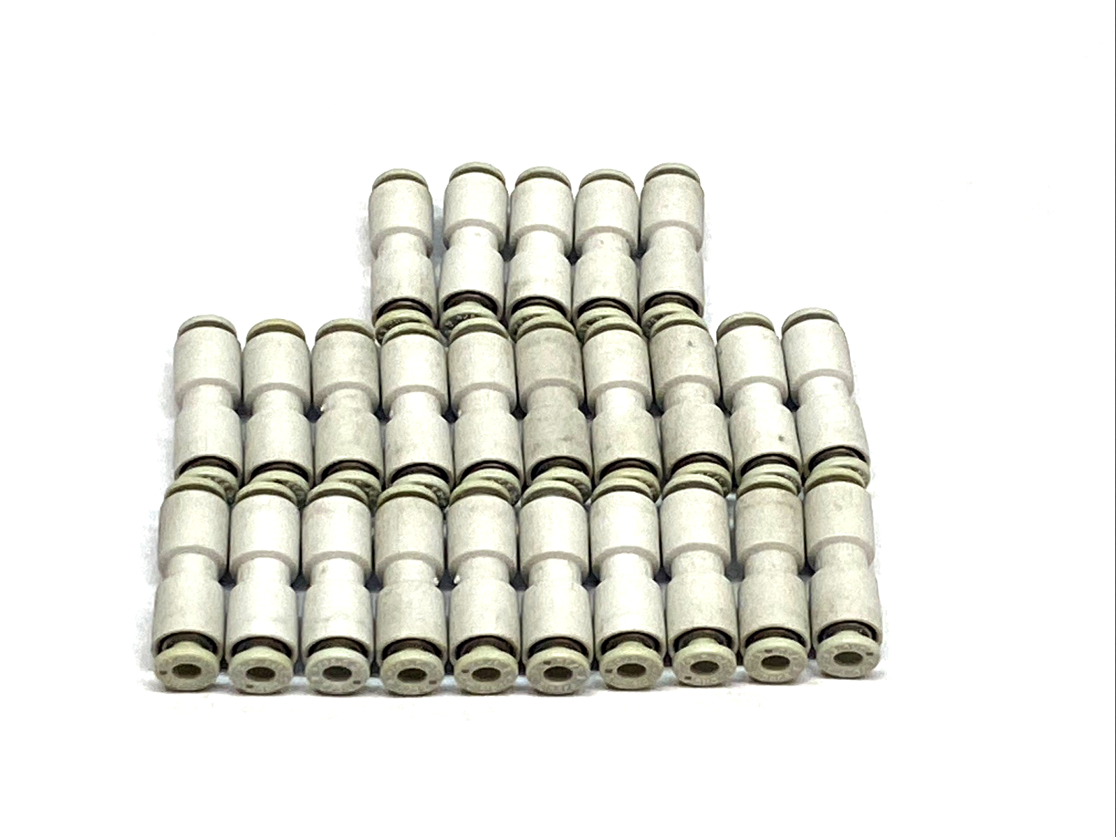 KQ2H03-00A | SMC Straight Union Fitting 5/32 In Push-In Tube LOT OF 25 - Used - Maverick Industrial Sales