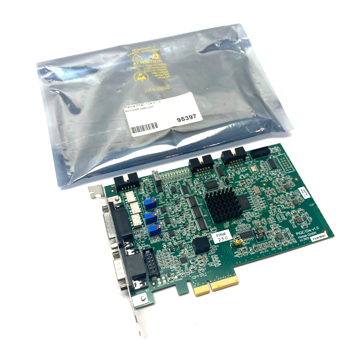 PiQC1De v1.0, 95397 | Hesse PiQC1De v1.0 Control Unit PCI Card 95397 - New Other - Maverick Industrial Sales