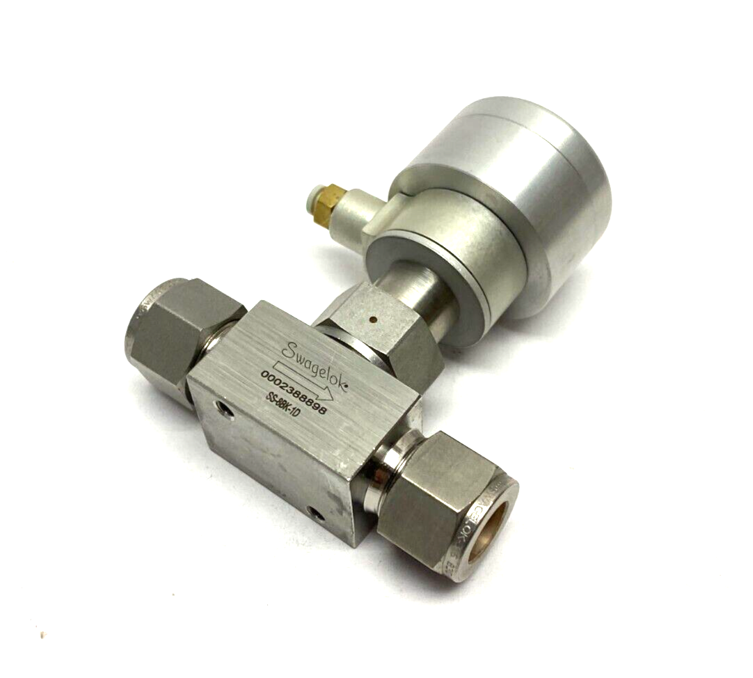 Swagelok SS-8BK-1D Stainless Steel Gasketed Bellows Valve - Used - Maverick Industrial Sales