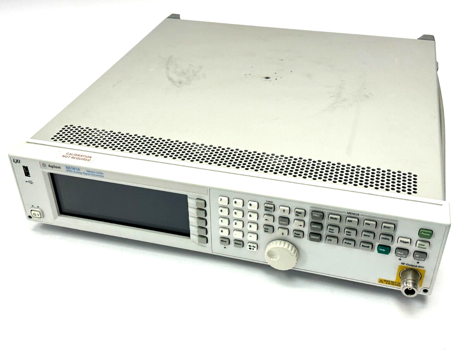 Agilent N5181A MXG Analog Signal Generator 100kHz-3GHz MY48180029 Option 503 UNT - Maverick Industrial Sales