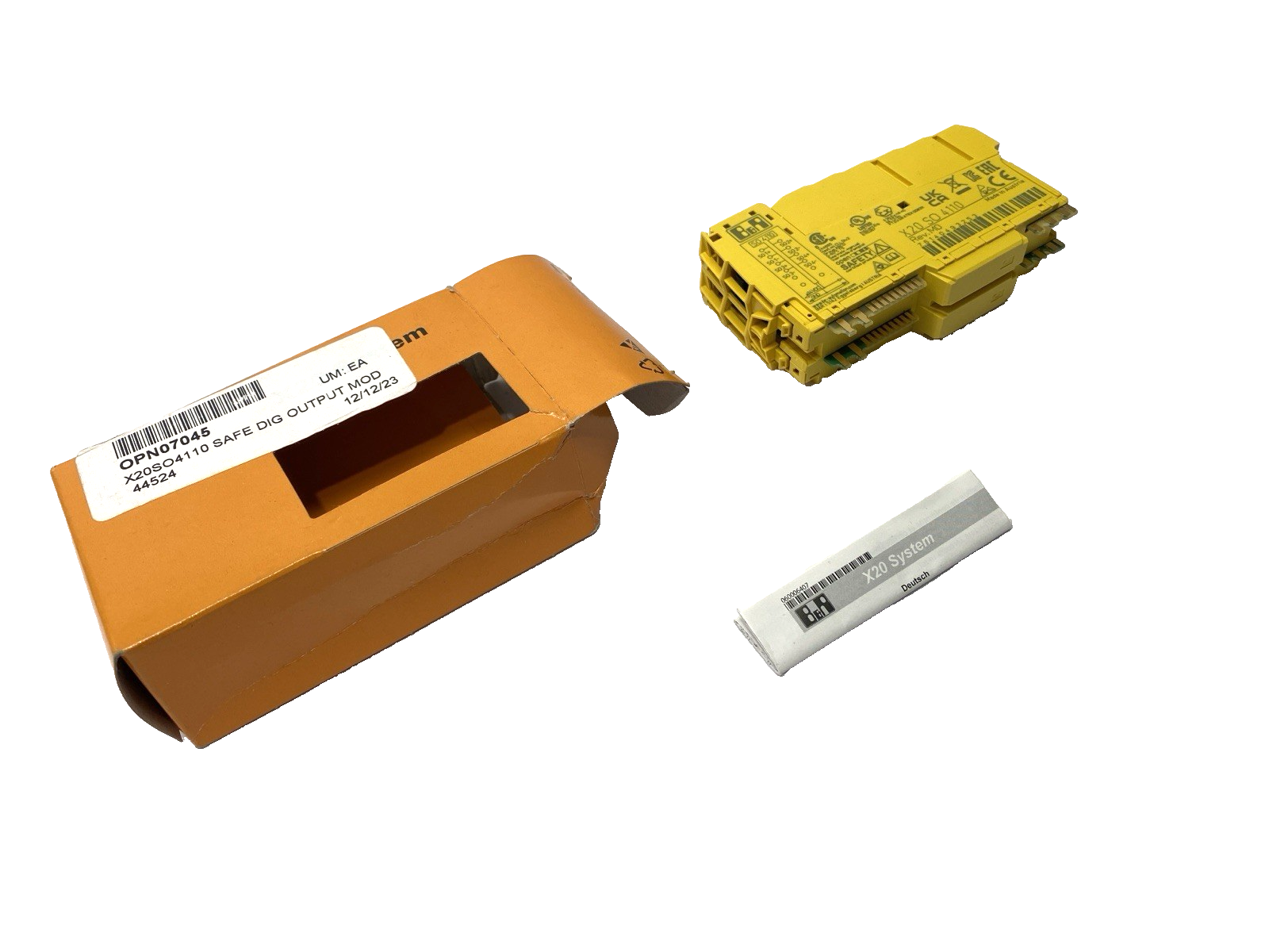 X20SO4110 | B&R Automation Rev. M0 Safe Digital Output Module 4-Outputs - New – Open box - Maverick Industrial Sales