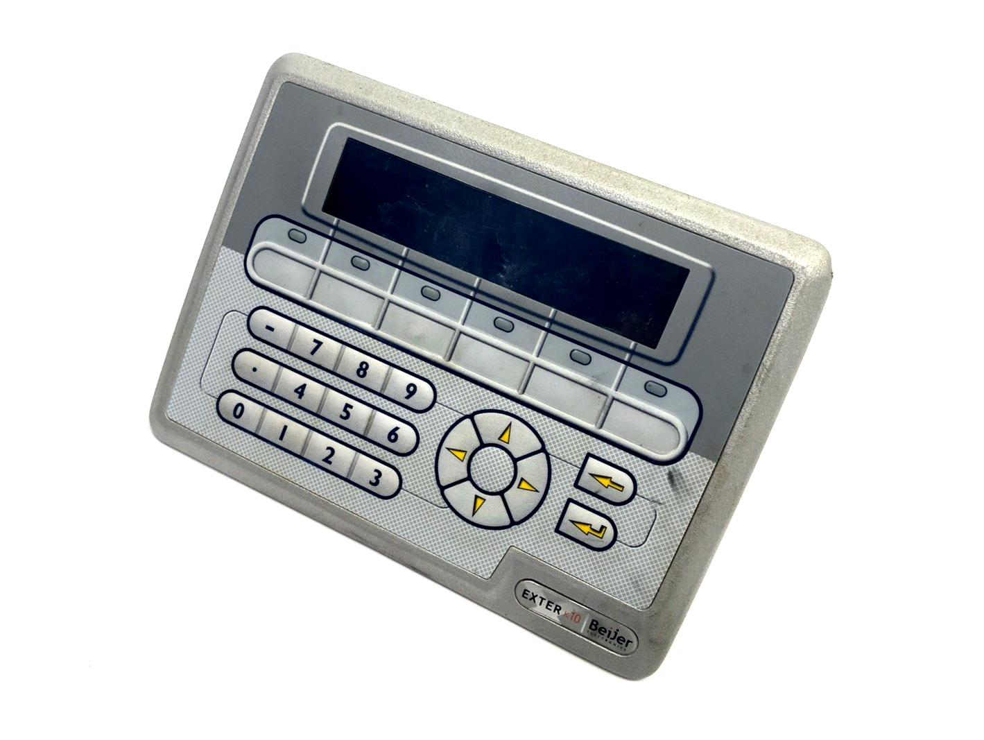 06860A | Beijer EXTER K10m 160 x 32 Pixel Monochrome Keypad HMI - Used - Maverick Industrial Sales