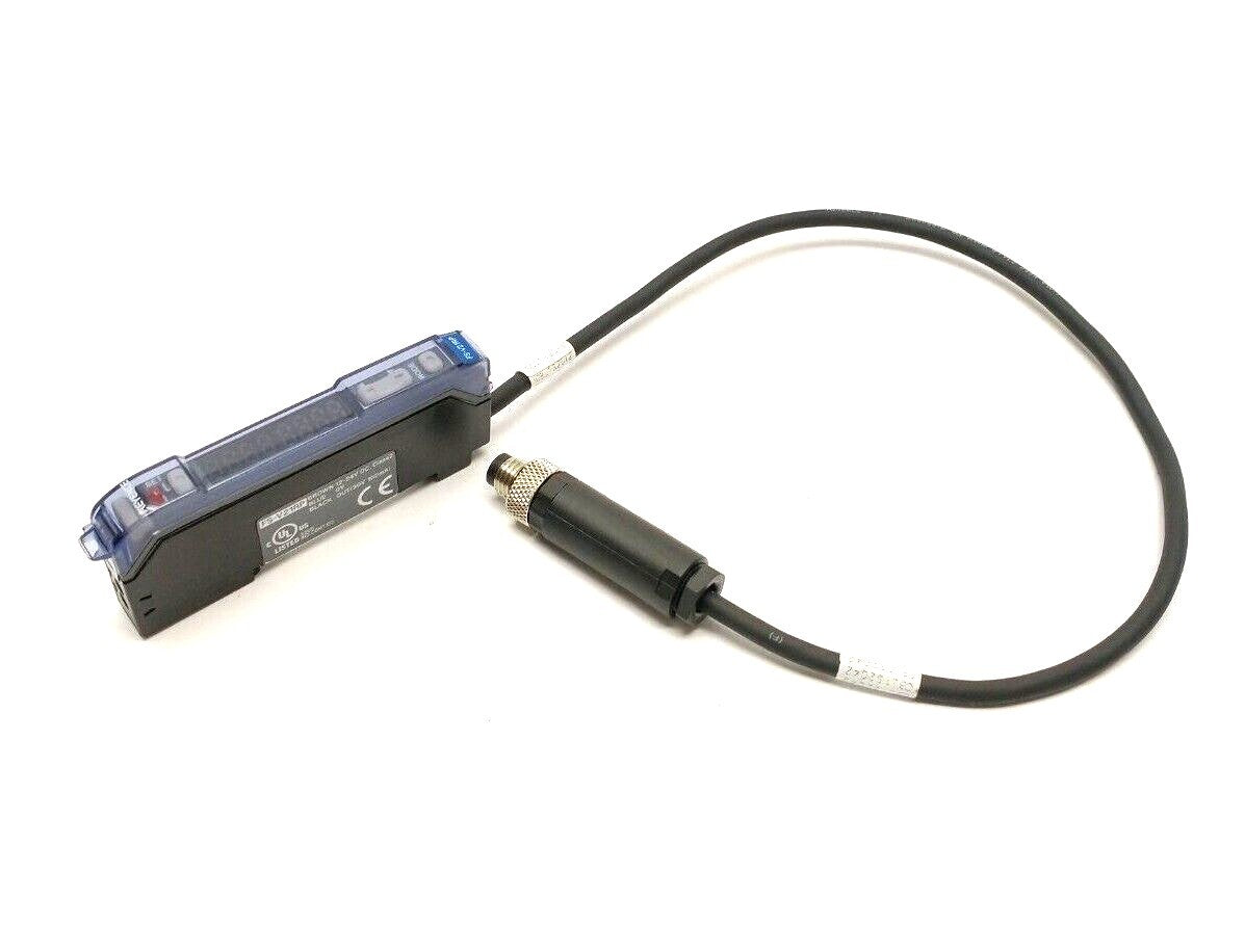 FS-V21RP | Keyence Fiber Amplifier Main Unit PNP 3-Pin Male Connector 13" Cable - Used - Maverick Industrial Sales