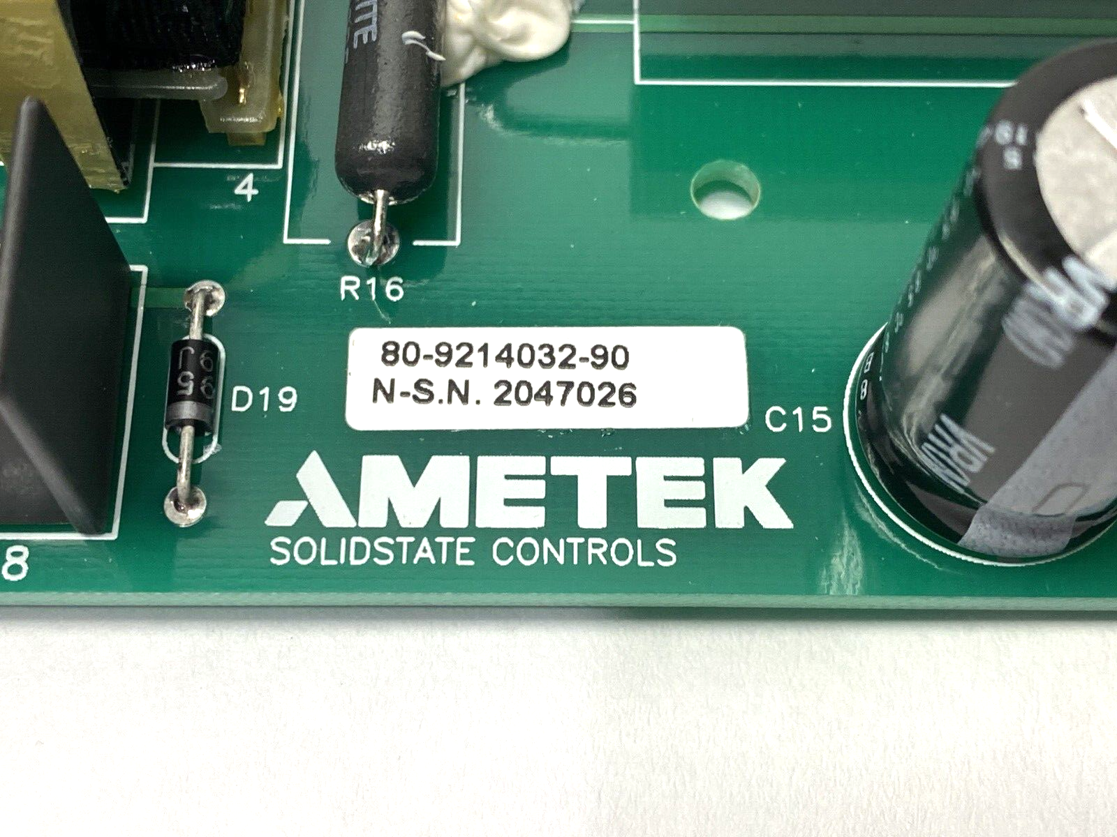 80-9214032-90, 70-411402-90 | Ametek 80-9214032-90 Solidstate Charger Control Circuit Board 70-411402-90 Rev C - For parts or not working - Maverick Industrial Sales