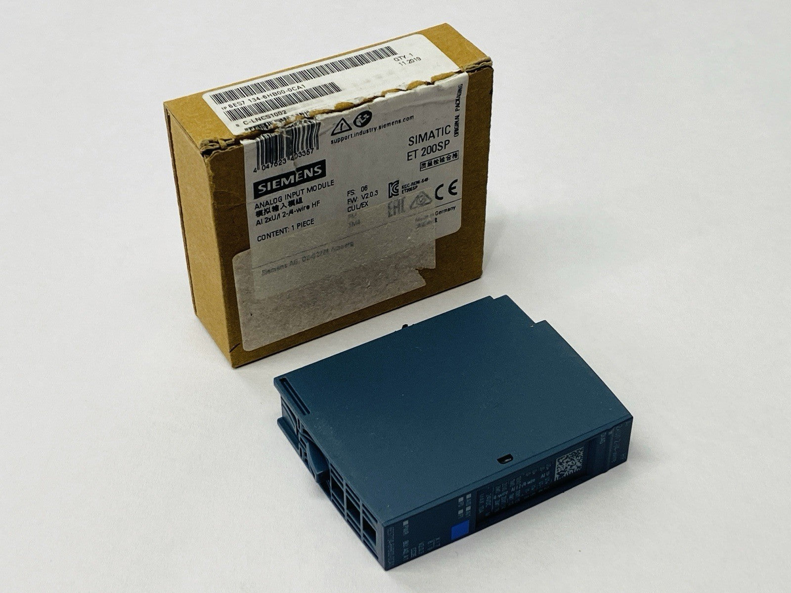 Siemens 6ES7134-6HB00-0CA1 SIMATIC ET 200SP Analog Input Module - Maverick Industrial Sales