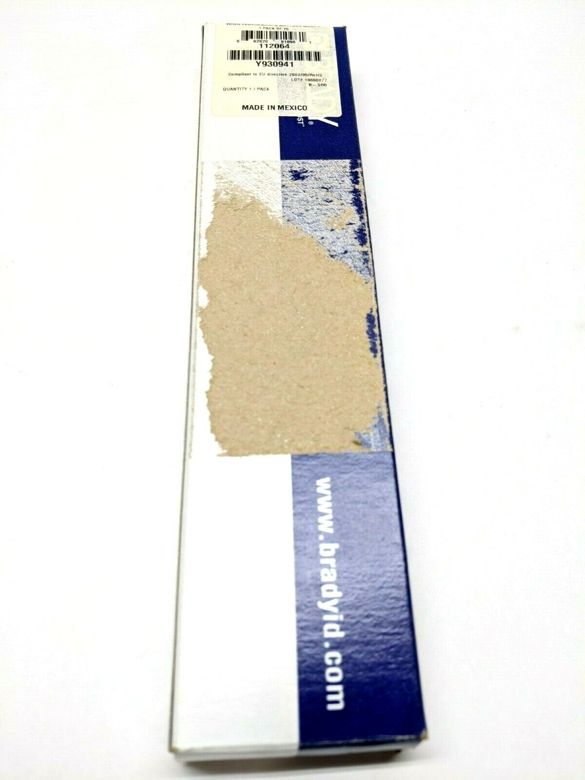 Brady WM-30-PK Vinyl Cloth Wire Marker LOT OF 16 Sheets - New – Open box - Maverick Industrial Sales