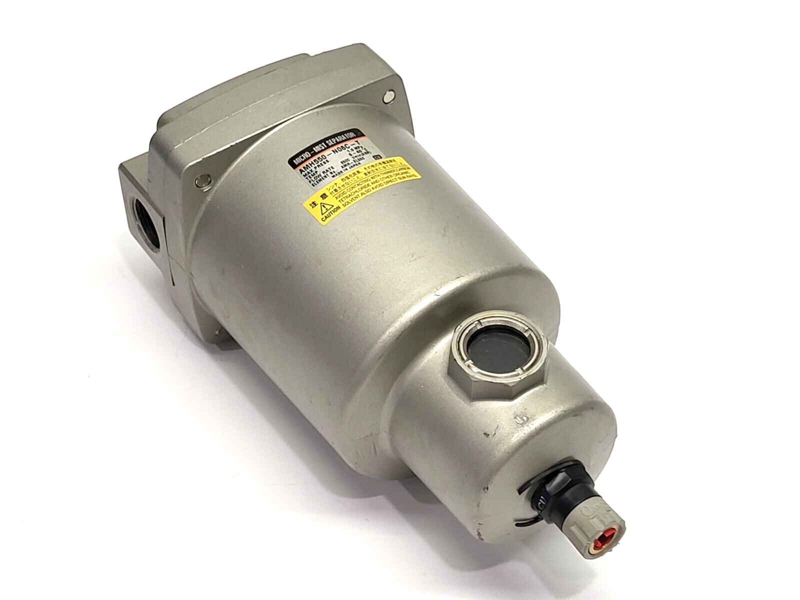 SMC AMH550-N06C-T Micro Mist Separator BROKEN PLUG - For parts or not working - Maverick Industrial Sales