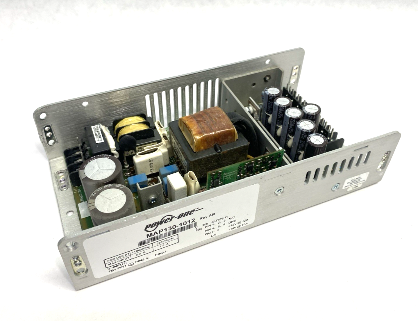 Power One MAP130-1012 Chassis Mount Power Supply - Maverick Industrial Sales