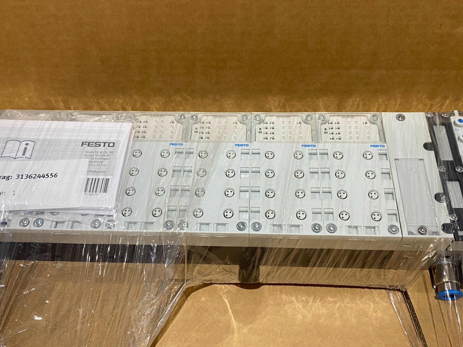 Festo MPA-FB-VI-... Valve Terminal Manifold, Configured, 530411 - Maverick Industrial Sales