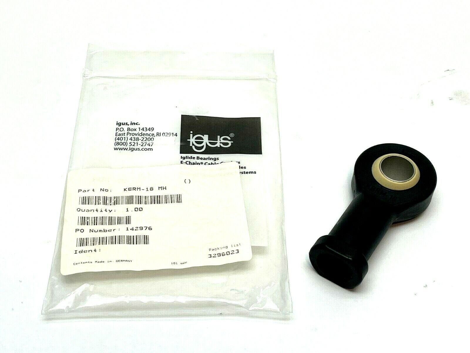 KBRM-18 | Igus Female Rod End M18 x 1.5 - New - Maverick Industrial Sales