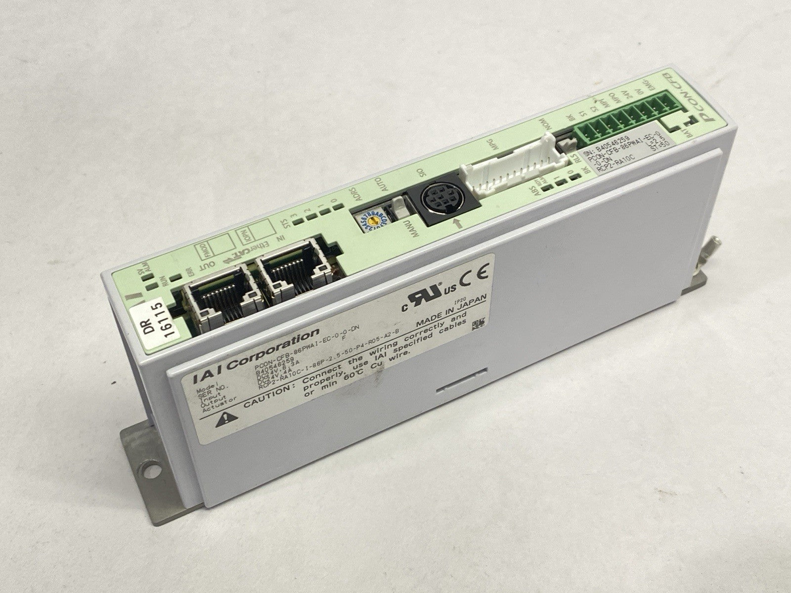 PCON-CFB-86PWAI-EC-0-0-DN | IAI High Thrust Actuator Controller RCP2-RA10C - For parts or not working - Maverick Industrial Sales