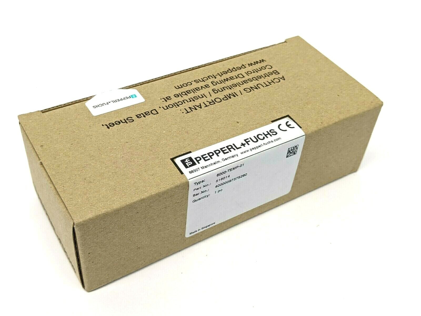 6000-TEMP-01, 516014 | Pepperl+Fuchs 6000-TEMP-01 Purge Temperature Hub 516014 - New - Maverick Industrial Sales