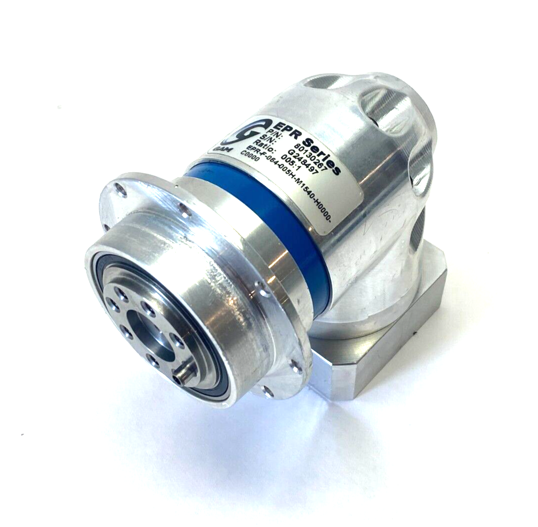 GAM EPR-F-064-005H-M1540-H0000-C0000 Right Angle Bevel Planetary Gearbox 5:1 Rat - Maverick Industrial Sales