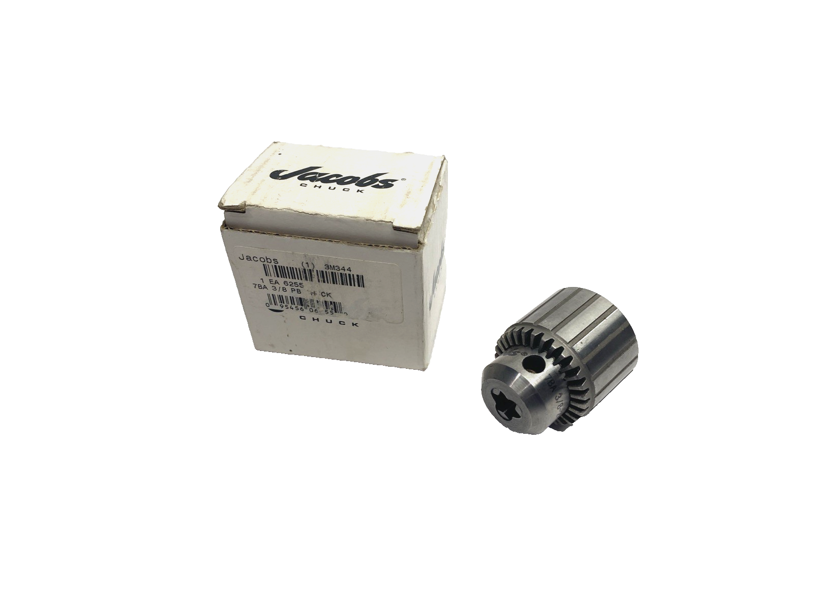 7BA 3/8 PB | Jacobs Drill Chuck, 0 - 1/4" 0 - 6.5mm Cap. 3/8"-24 Mounting 6255 - New – Open Box - Maverick Industrial Sales