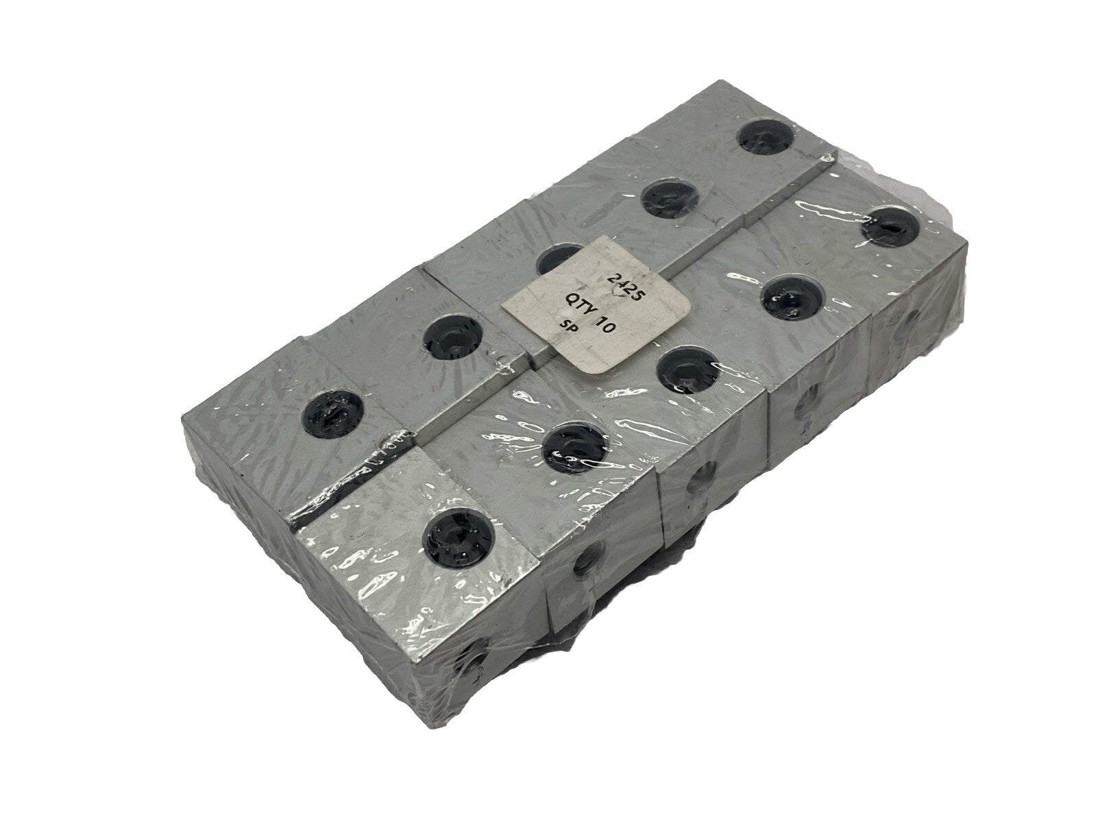 2425 | 80/20 15 Series Aluminum Panel Mount Block PKG OF 10 - New - Maverick Industrial Sales