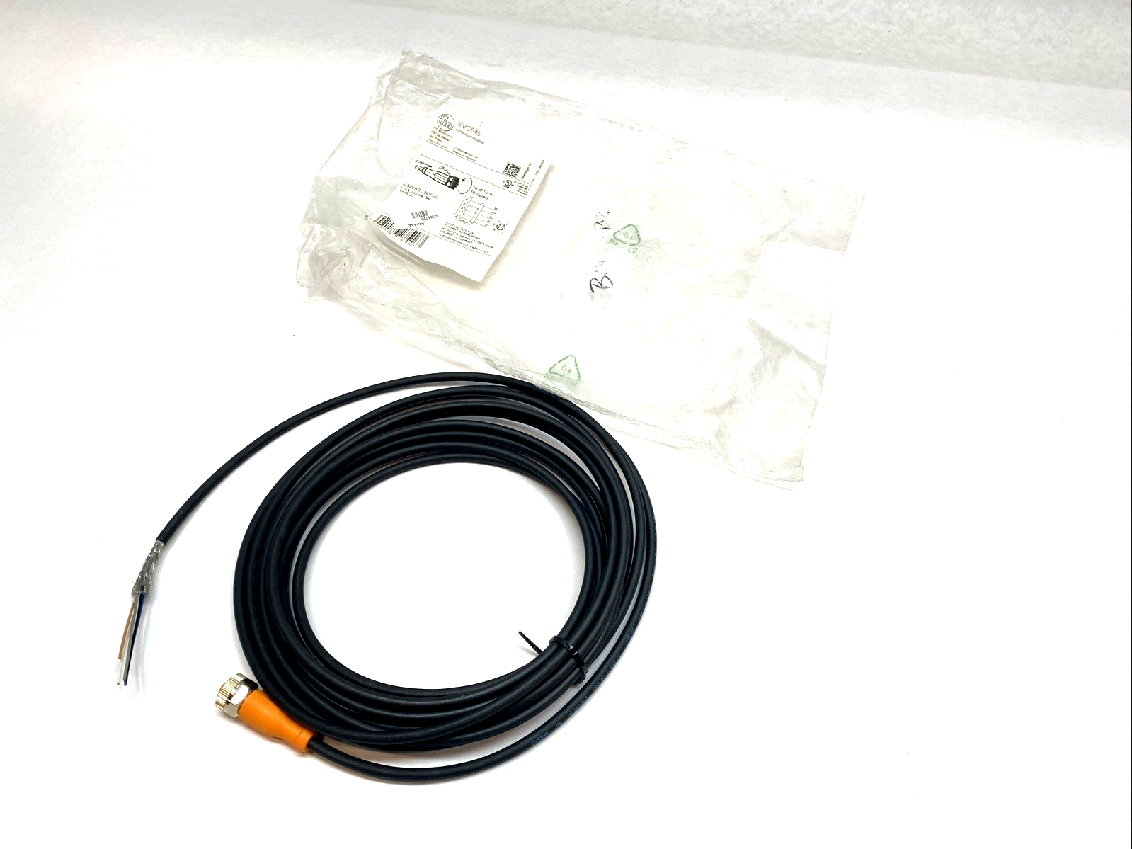 IFM AD0GH050MSS0005K05 M12 Sensor Cable 5-Pin Female Shielded EVC5455 5m - Maverick Industrial Sales