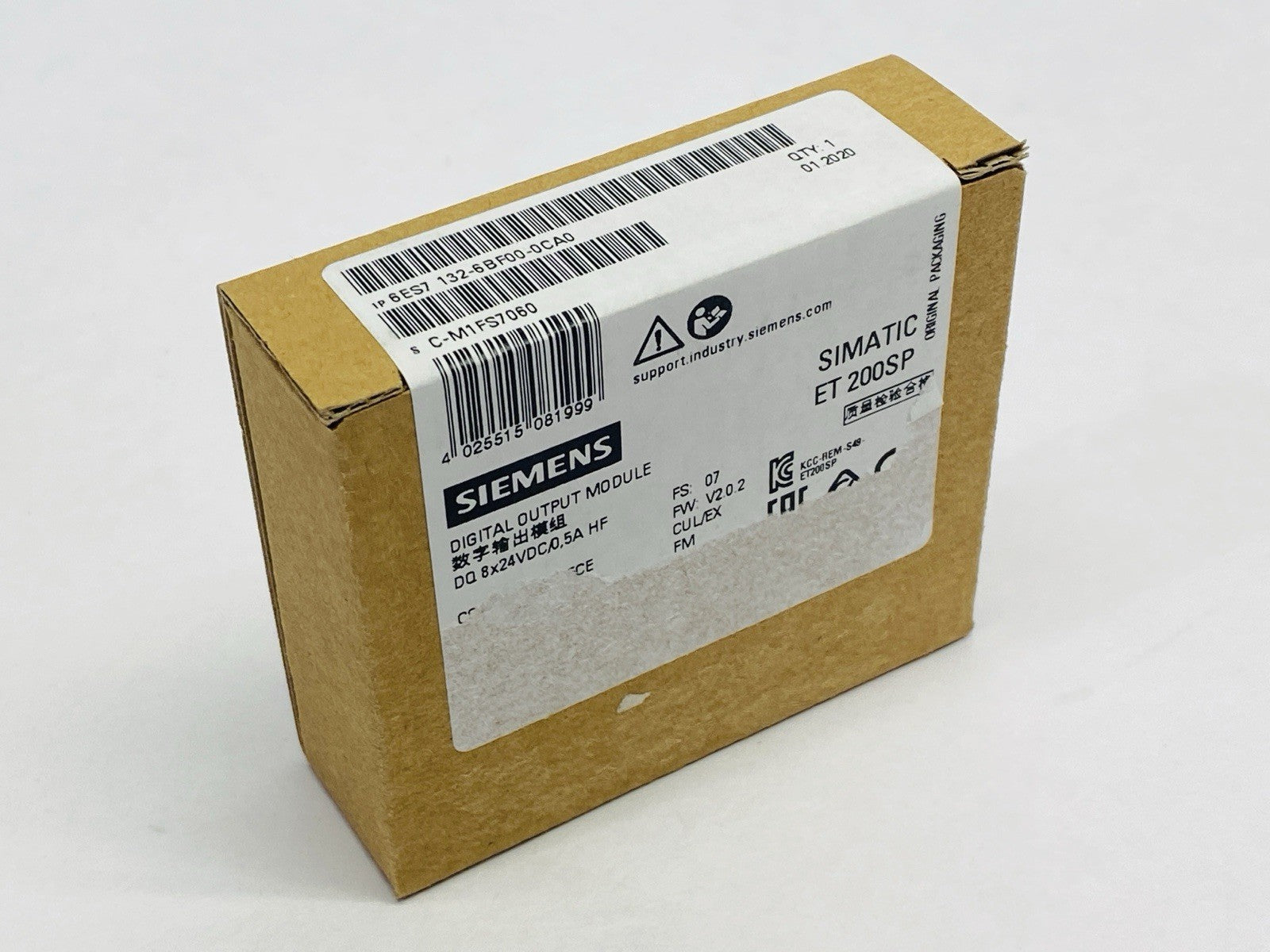 Siemens 6ES7132-6BF00-0CA0 SIMATIC ET 200SP Digital Output Module - Maverick Industrial Sales