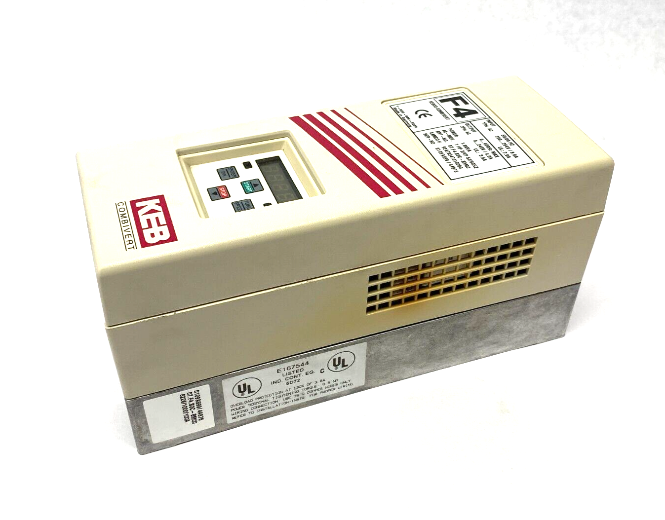 KEB 07.F4.S0C-BM00 Variable AC Frequency Drive 3-Phase Output 92A78347010000 - Used - Maverick Industrial Sales