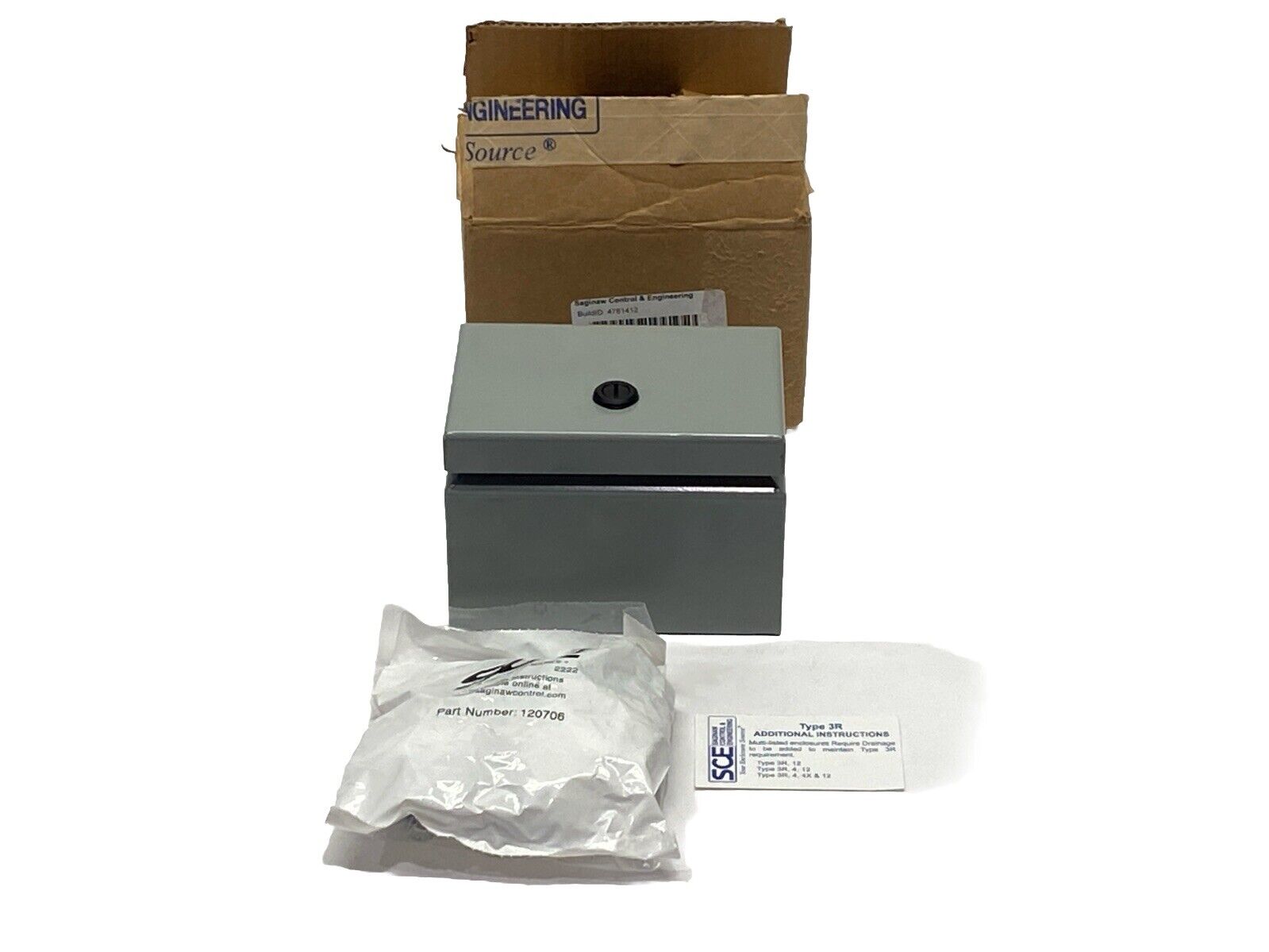 SCE Saginaw Control SCE-604ELJ ELJ Enclosure 6" x 4" x 4" - New – Open box - Maverick Industrial Sales