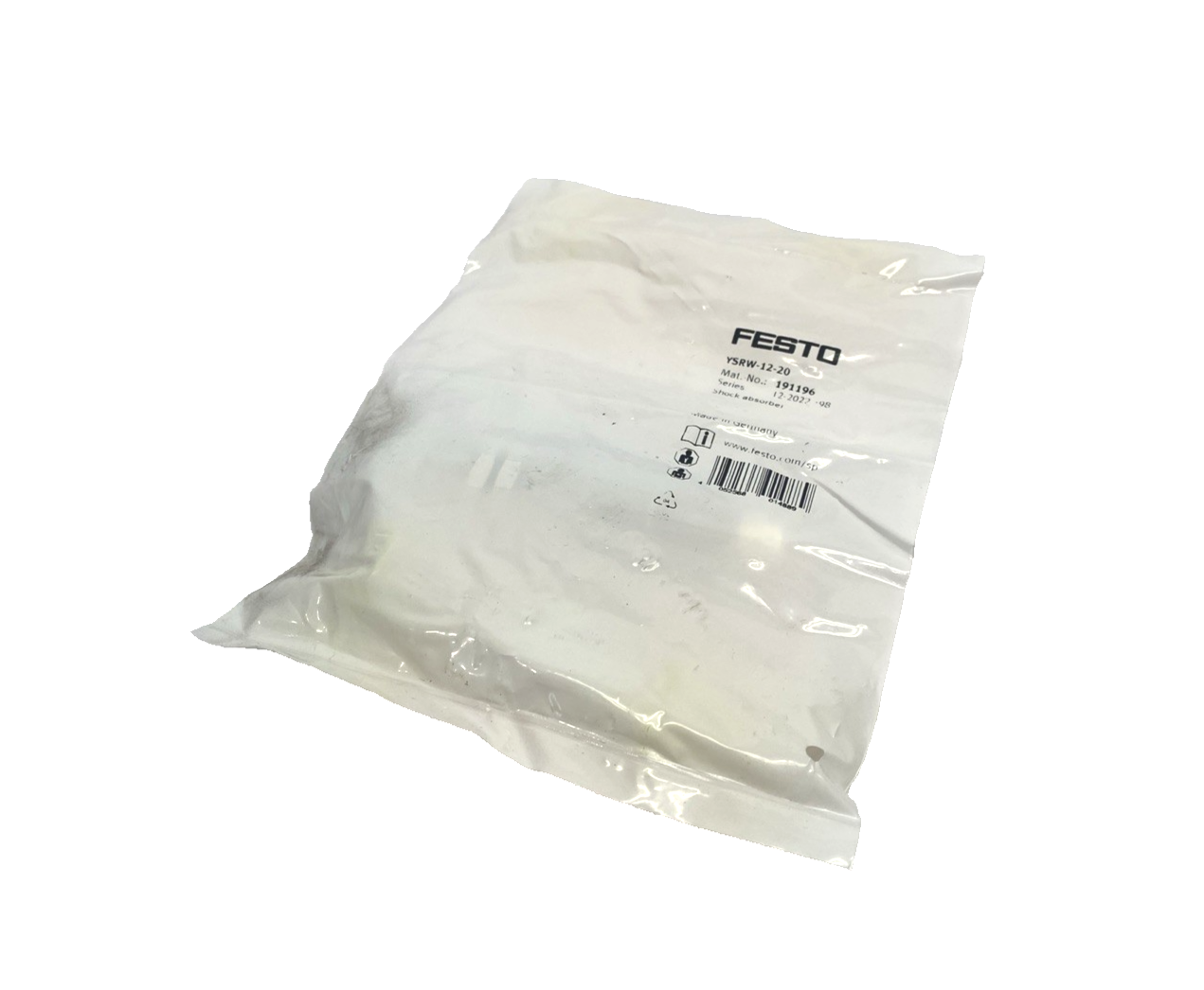 Festo YSRW-12-20 Shock Absorber 20mm Stroke 191196 - New - Maverick Industrial Sales