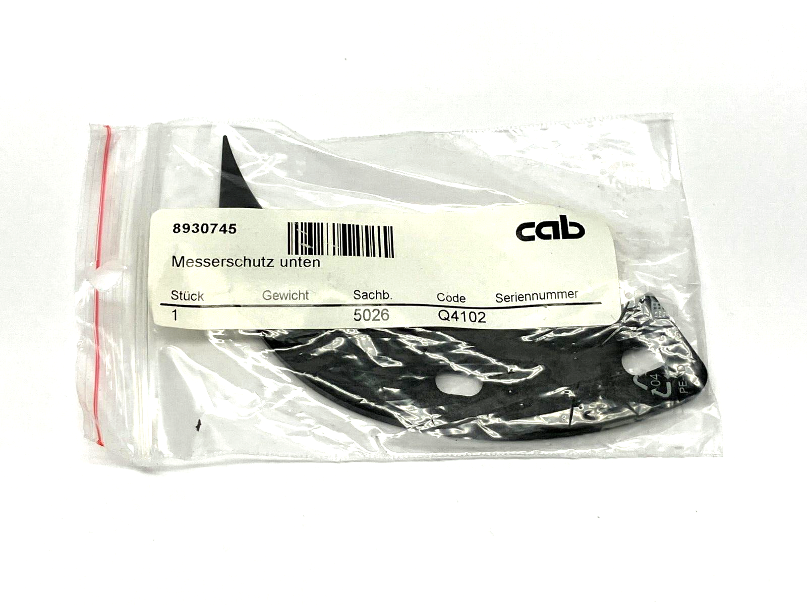 CAB 8930745 Lower Guide for Maestro 2 PCB Separator - New - Maverick Industrial Sales