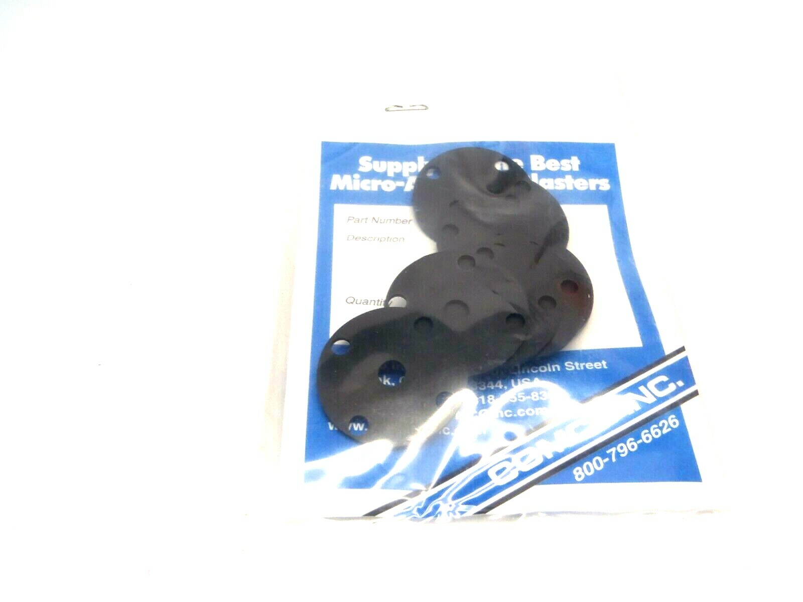 Comco PF2194 Diaphragm Gasket for Powdergate Micro-Abrasive Blaster LOT OF 11 - Maverick Industrial Sales