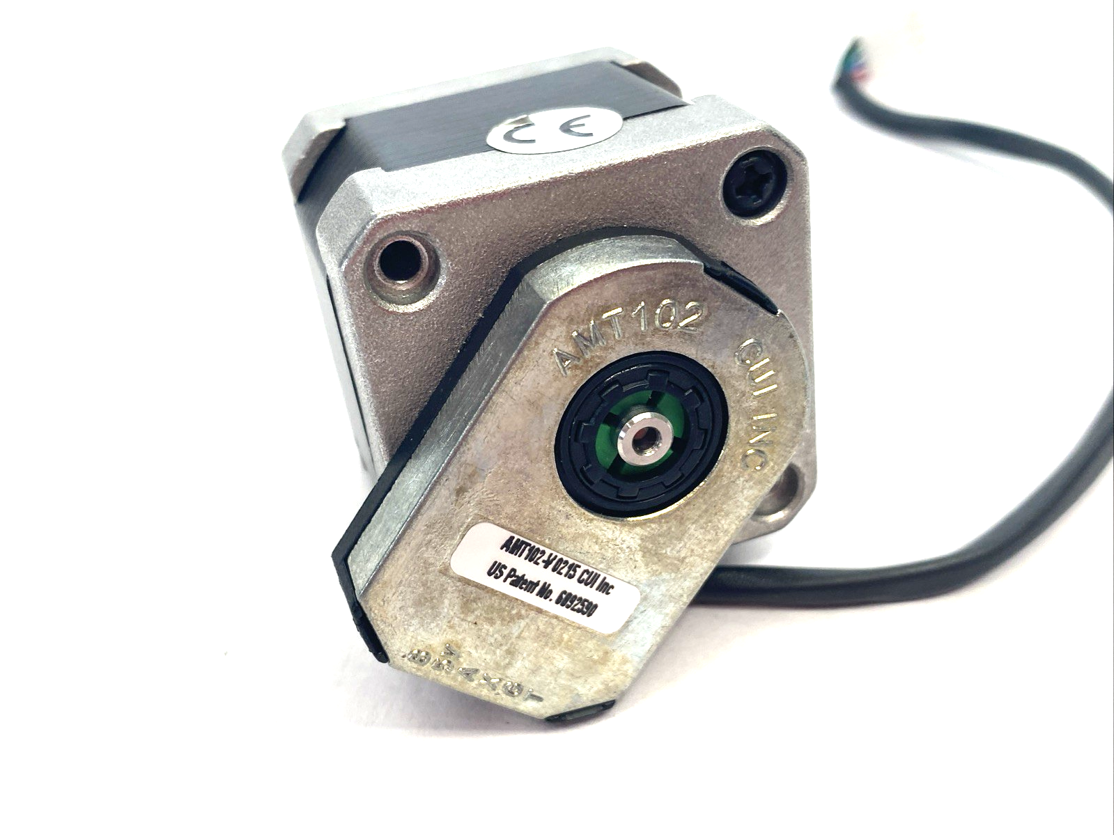SY42STH38-1004B Stepper Motor w/ CUI AMT102-V0215 Rotary Encoder - Maverick Industrial Sales