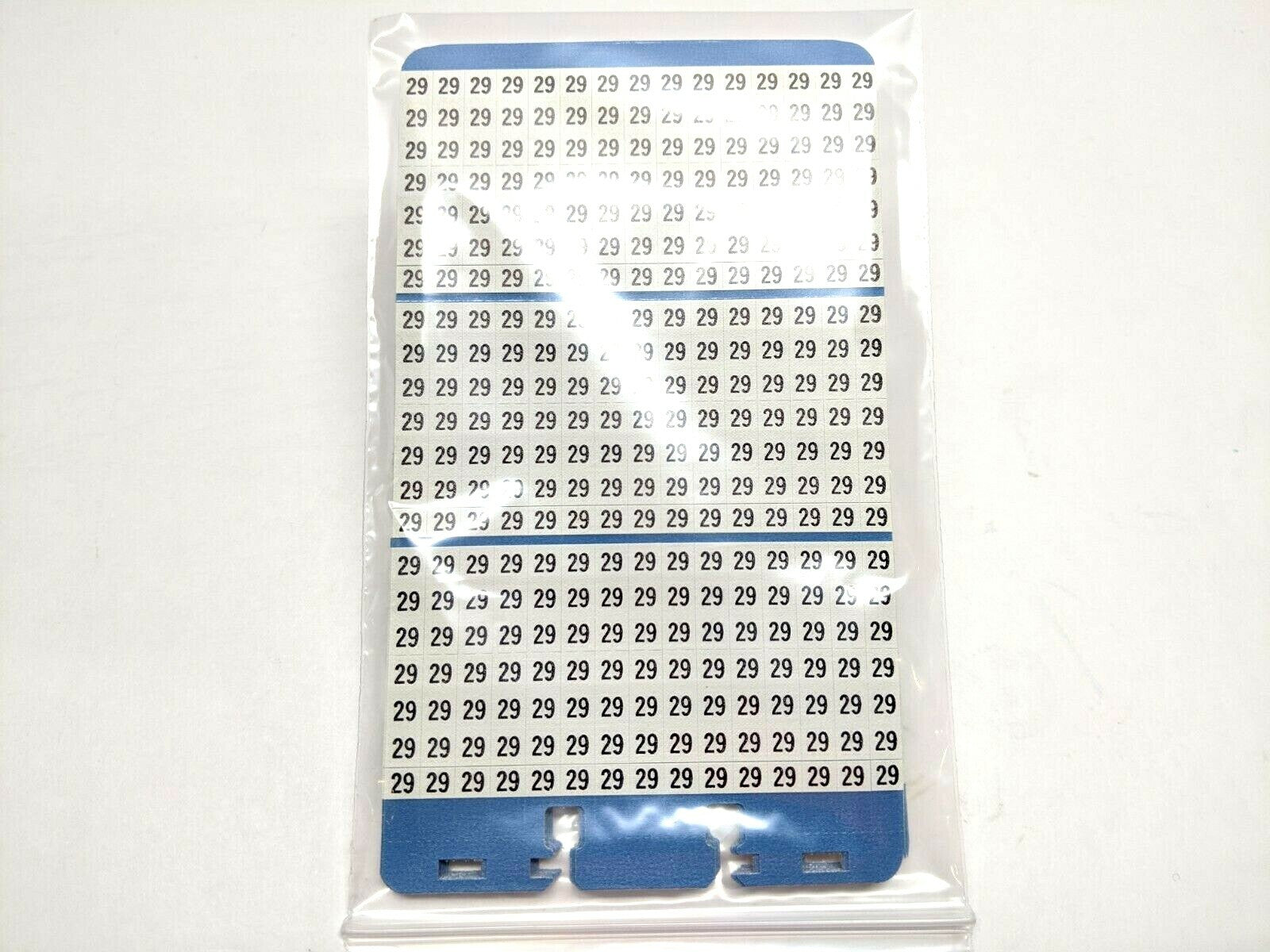 Brady WM-29 Vinyl Cloth Wire Marker LOT OF 10 Sheets - New – Open box - Maverick Industrial Sales