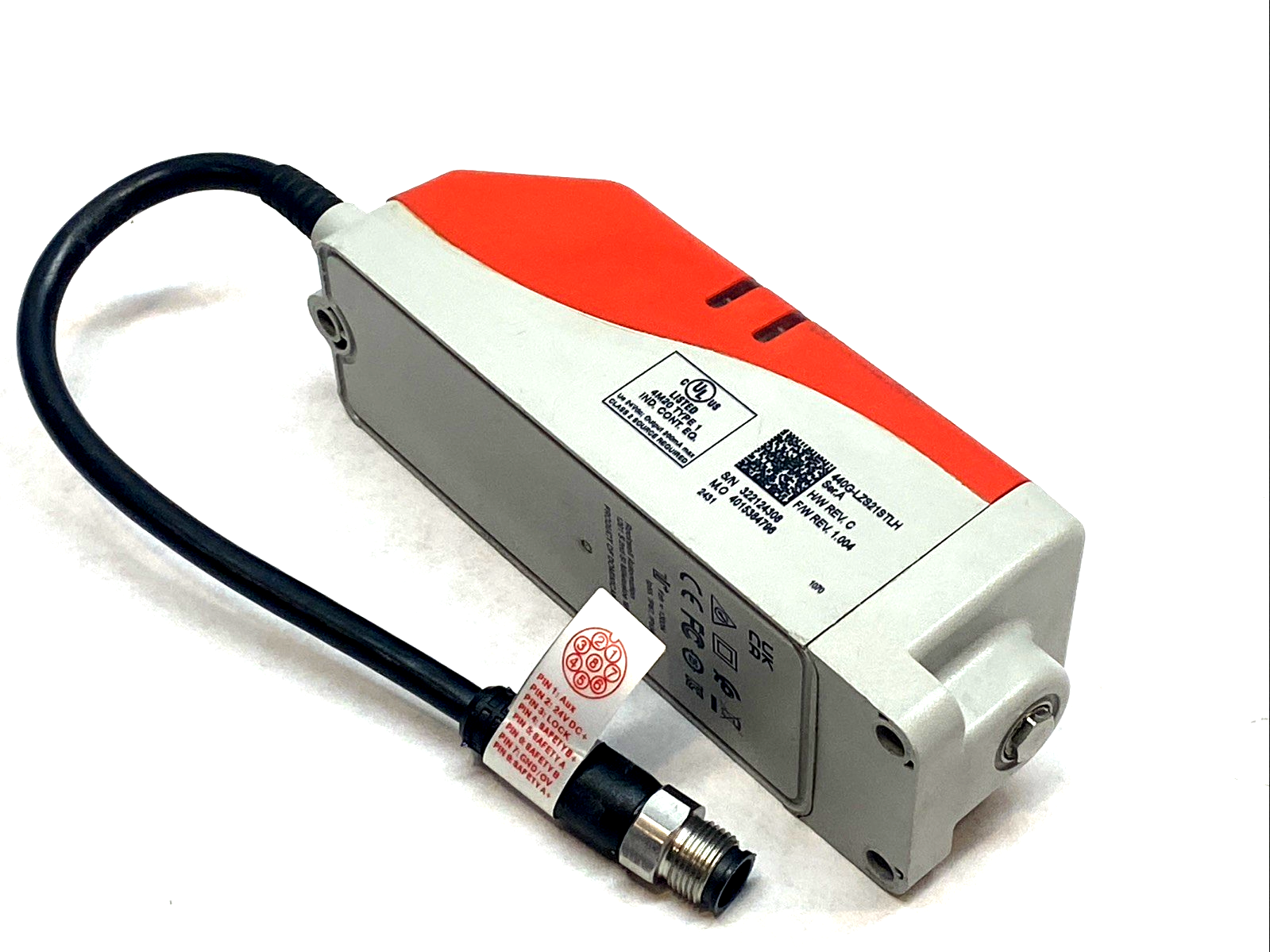 440G‑LZS21STLH | Allen Bradley Guardmaster 24V DC RFID Guardlock Switch SER A - For parts or not working - Maverick Industrial Sales