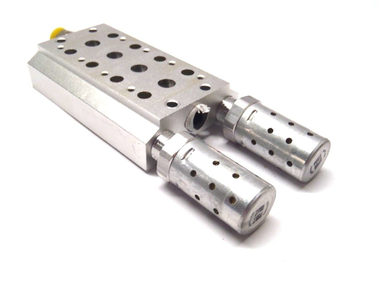 Ross 5500A2003 4-Port Solenoid Valve Manifold W/ Mufflers - Used - Maverick Industrial Sales