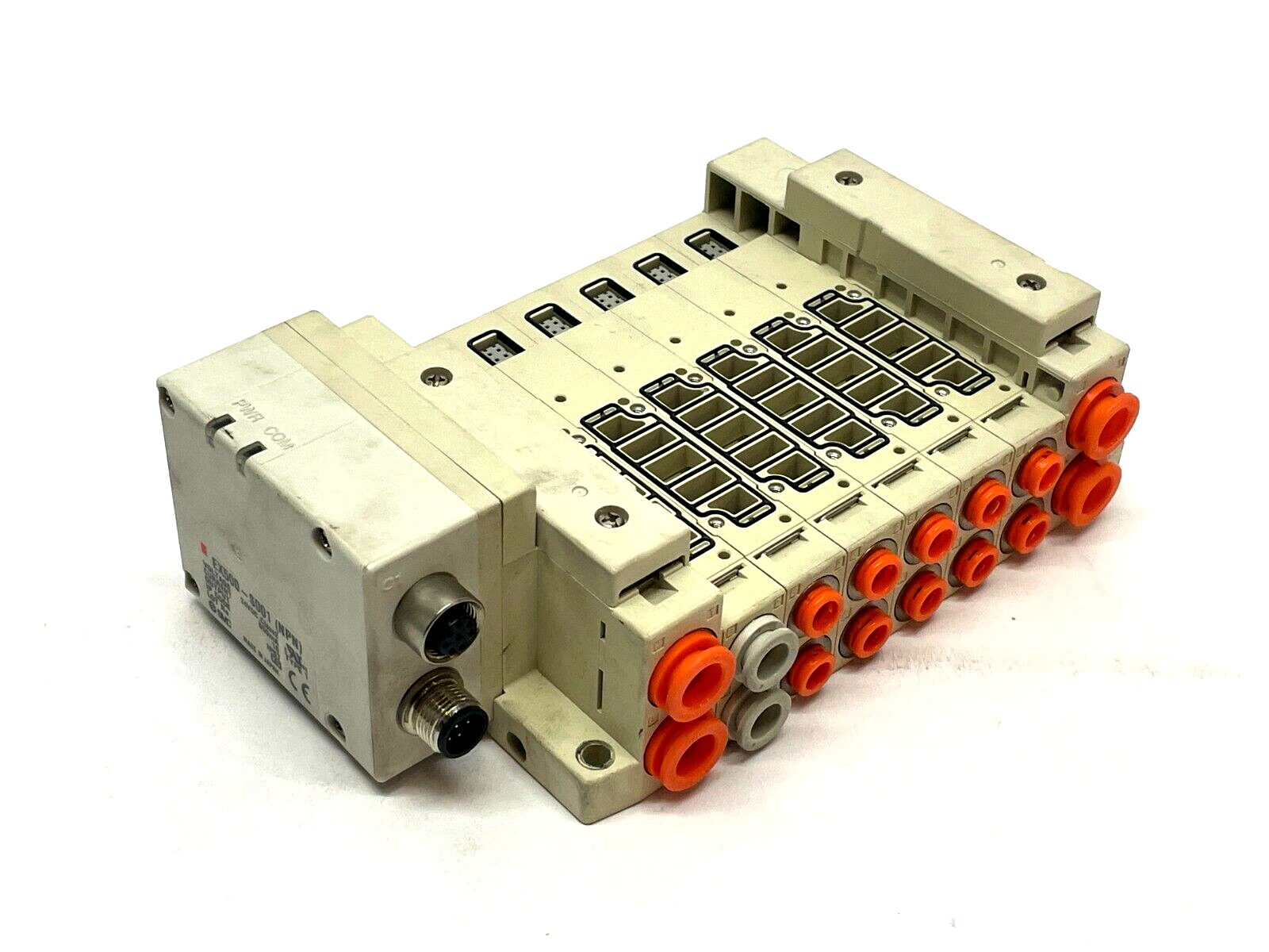 SS5V2-W10SA2WD-06B-N7 | SMC Tie Rod Base Manifold - Used - Maverick Industrial Sales