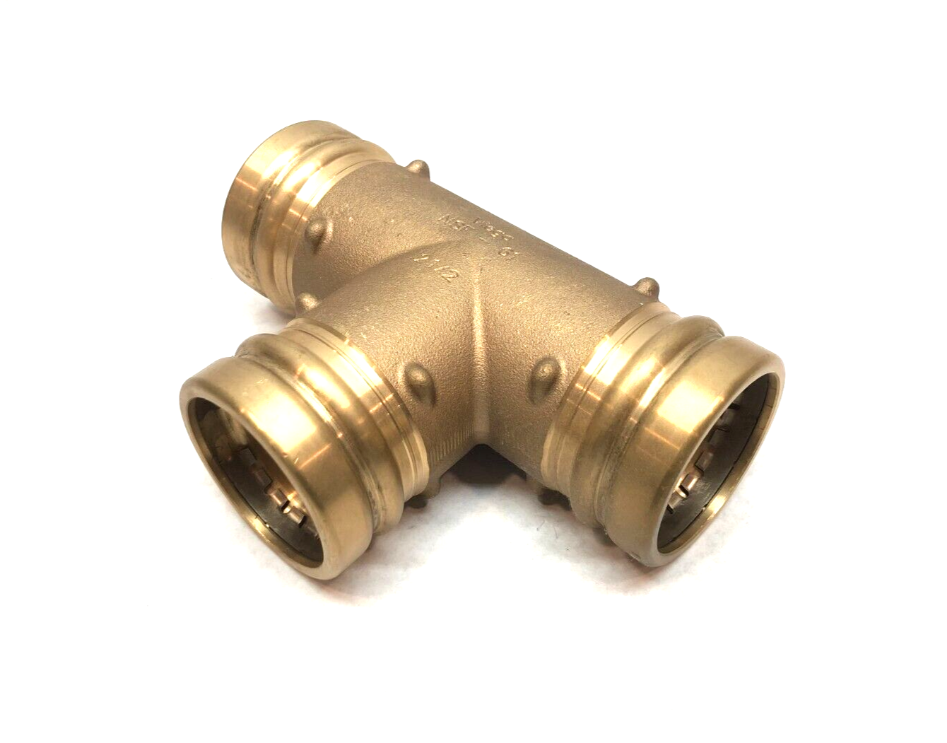 Viega 91372 Propress TEE Fitting, 2-1/2" x 2-1/2" x 2-1/2", Bronze - New – Open box - Maverick Industrial Sales