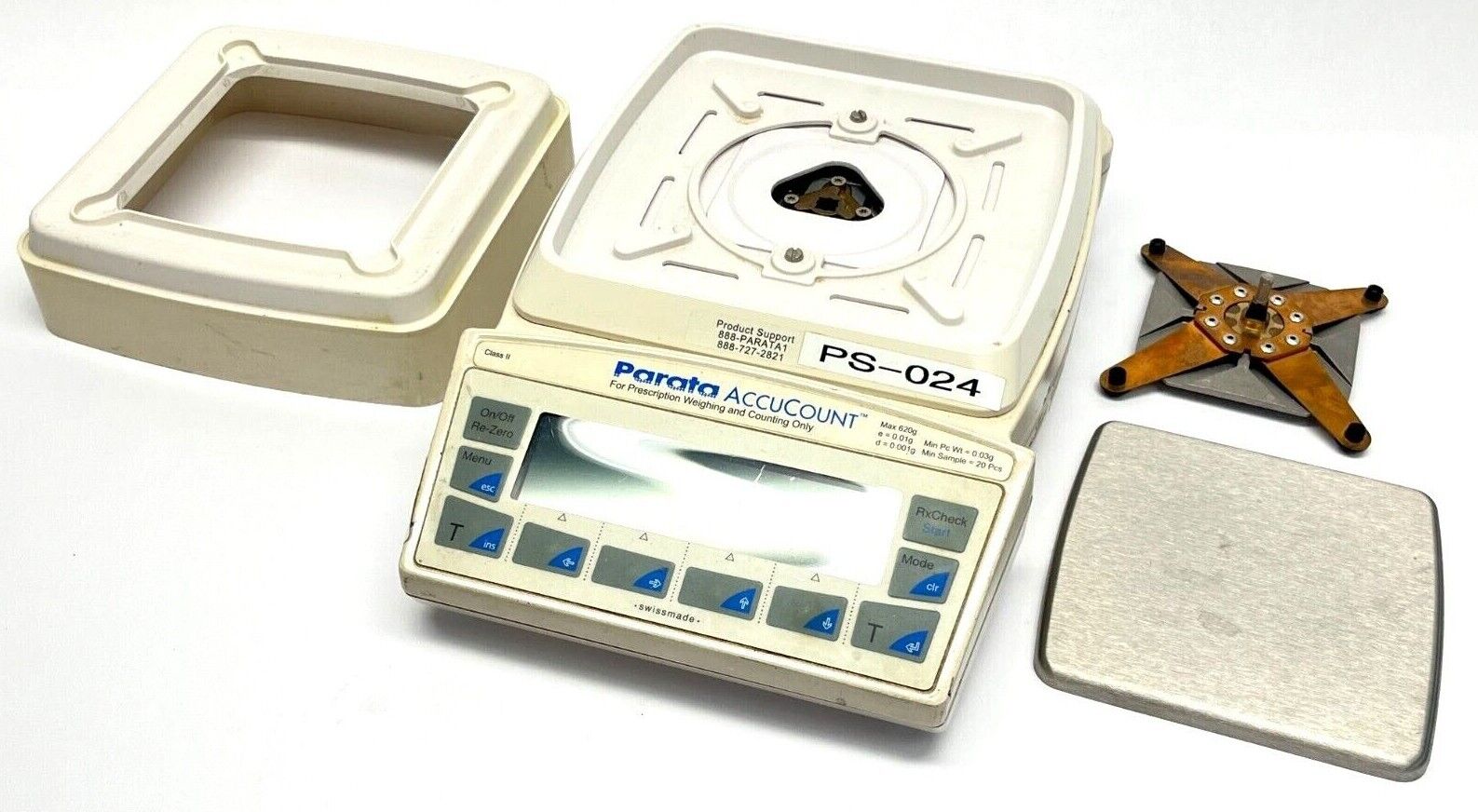 Parata XT620M S AccuCount Class II Pharmacy Scale BROKEN SPRING - For parts or not working - Maverick Industrial Sales