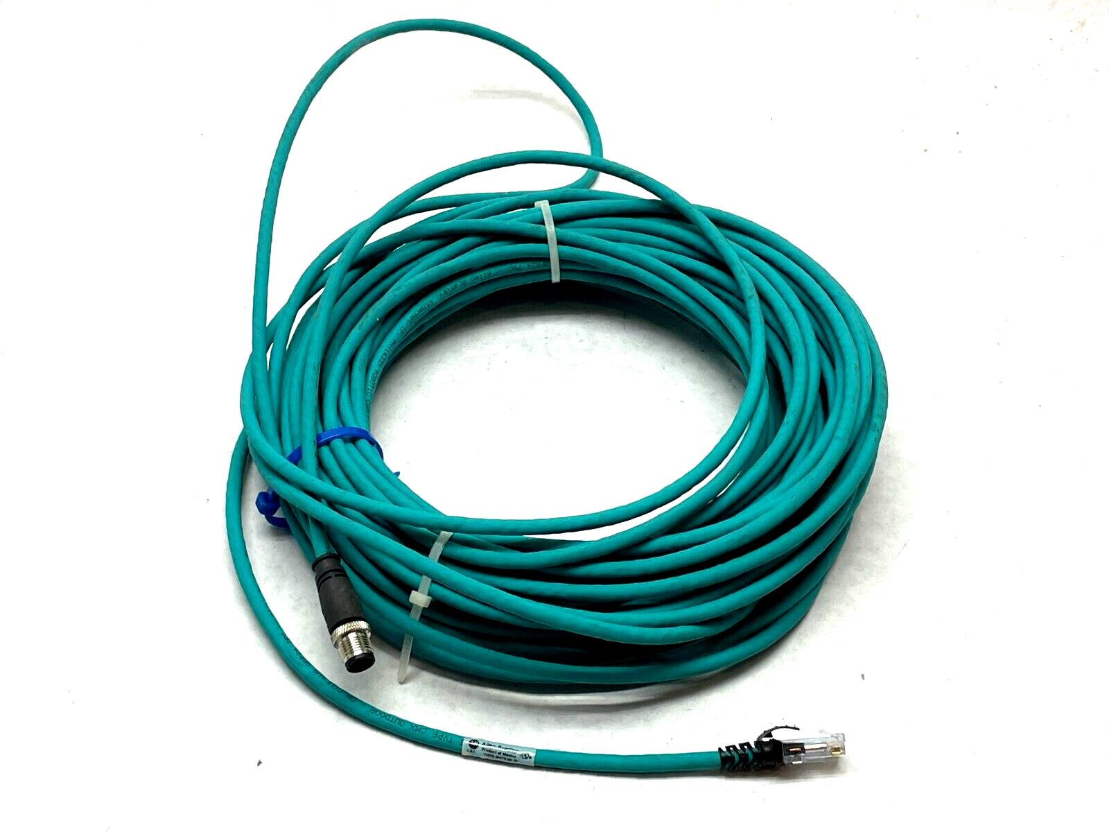 Not Specified | Allen Bradley 1585D-M4TBJM-20 Ser. B Connection Cable EtherNet 4 Conductor - Used - Maverick Industrial Sales