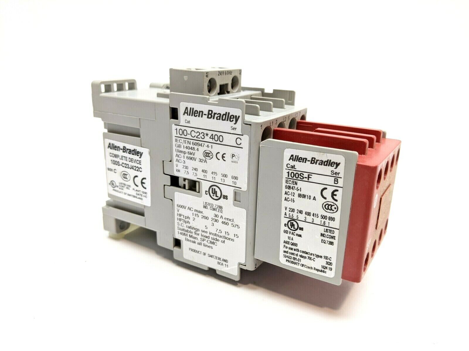 Allen Bradley 100S-C23J422C Ser C Safety Relay - Maverick Industrial Sales